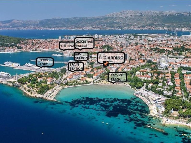 Il Giardino Luxury Rooms & Suites Split Bagian luar foto